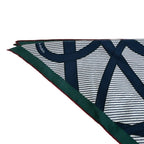 Hermes Triangle Jean Chemises Cashmere Scarf Navy — view 2