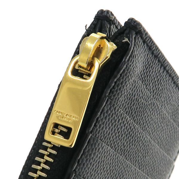 Saint Laurent Paris Monogram Fragment Zip Card Case — view 4