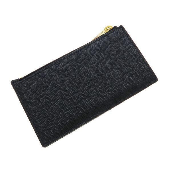 Saint Laurent Paris Monogram Fragment Zip Card Case — view 2