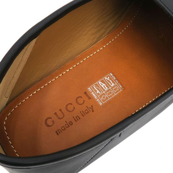 Gucci Driving Shoes Loafers Black — view 8