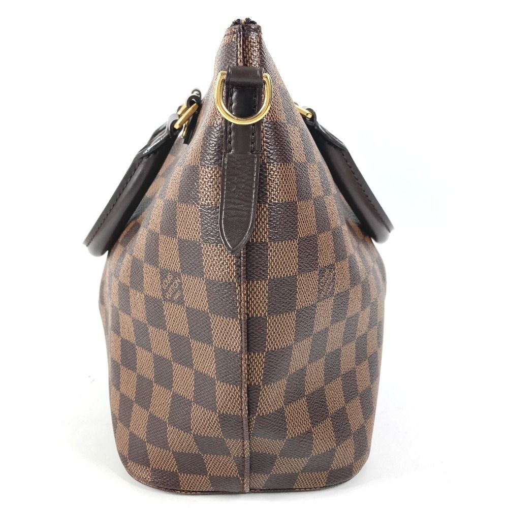 Louis Vuitton Handbag Sienna MM Damier Canvas Ebene Brown — view 3