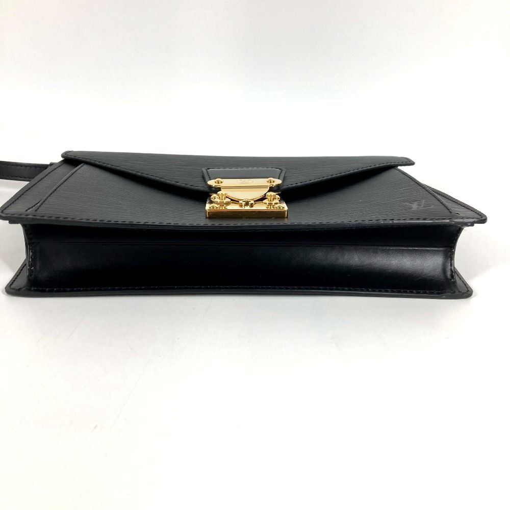 Louis Vuitton Second Bag Pochette Series Dragonne Epi Leather Noir Black — view 6