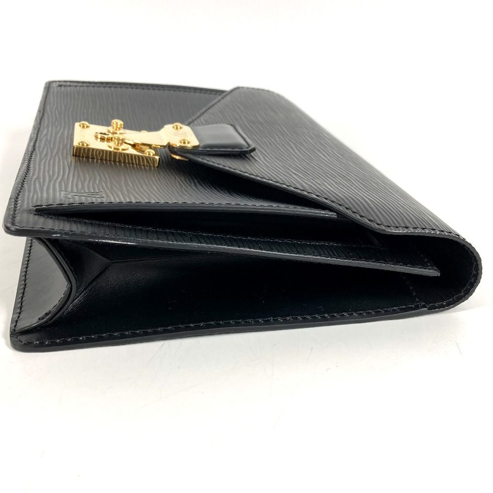 Louis Vuitton Second Bag Pochette Series Dragonne Epi Leather Noir Black — view 3