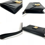 Louis Vuitton Second Bag Pochette Series Dragonne Epi Leather Noir Black — view 7