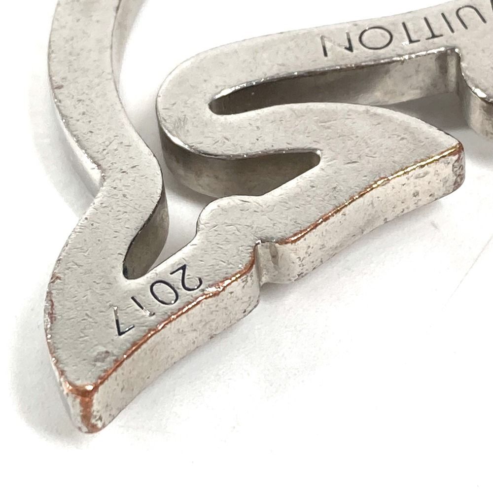 Louis Vuitton Key Holder Porte Cles Varennes Metal Silver — view 4