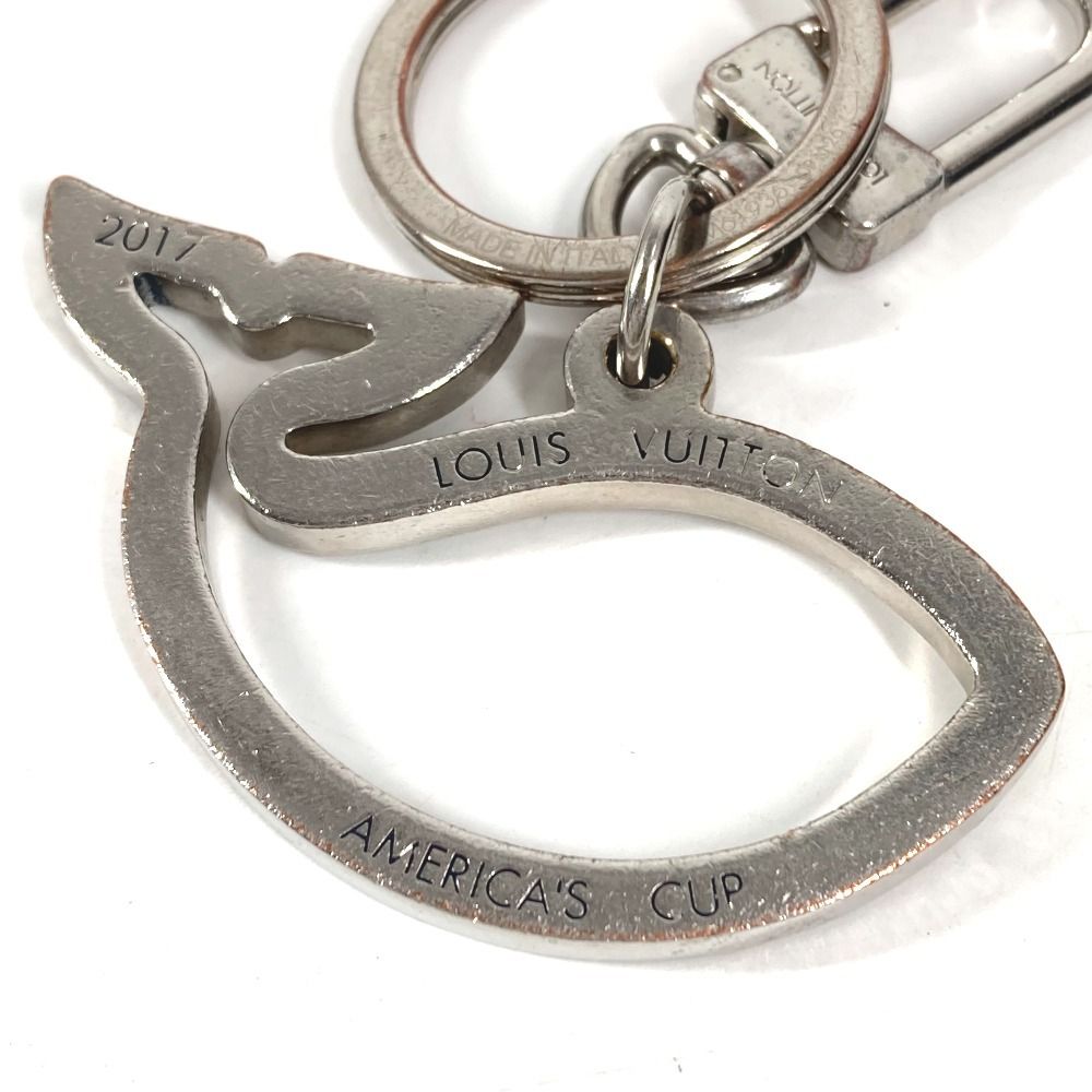 Louis Vuitton Key Holder Porte Cles Varennes Metal Silver — view 2