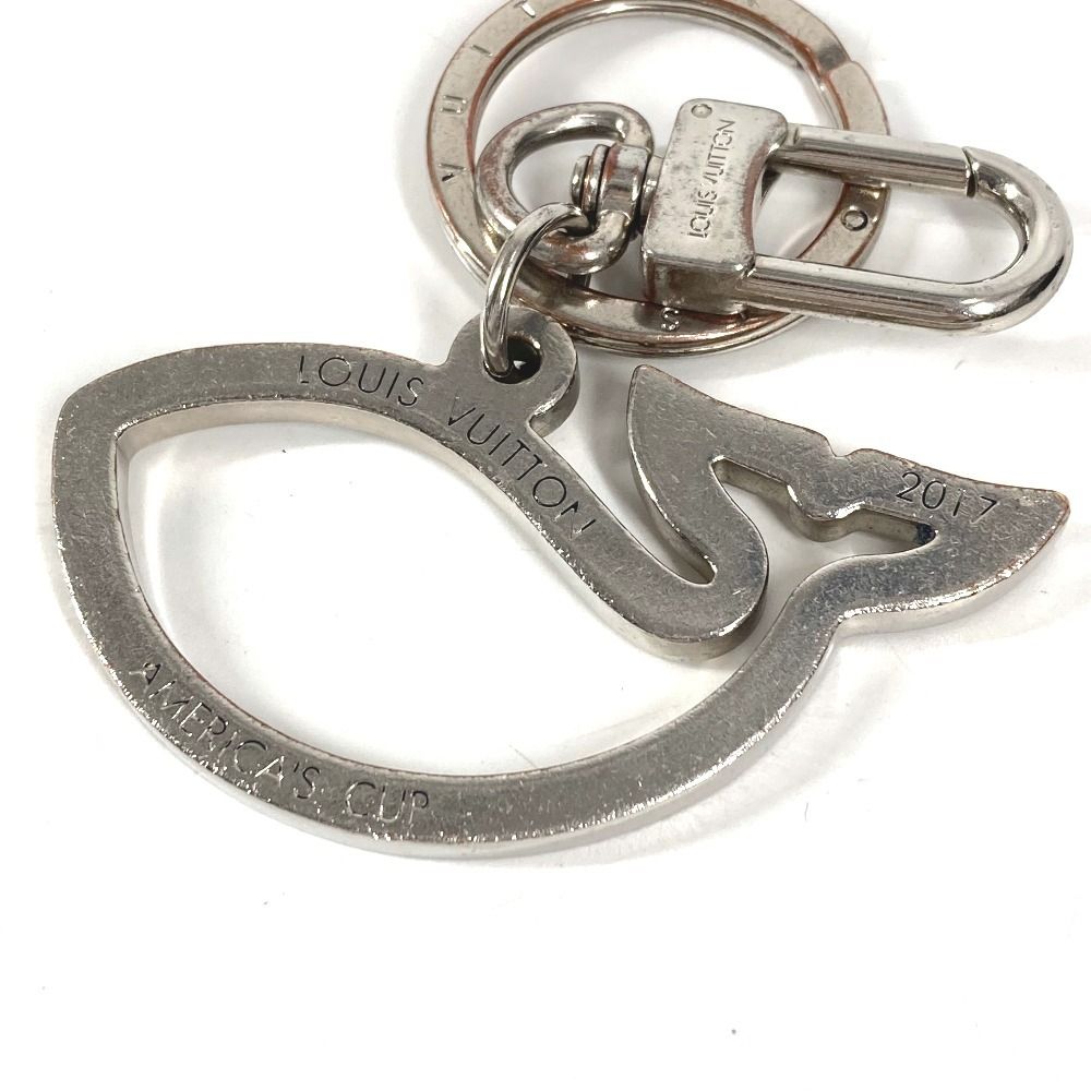 Louis Vuitton Key Holder Porte Cles Varennes Metal Silver — view 3