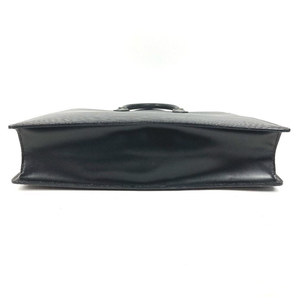 Louis Vuitton Handbag Sac Plat Epi Leather Creel Black — view 5