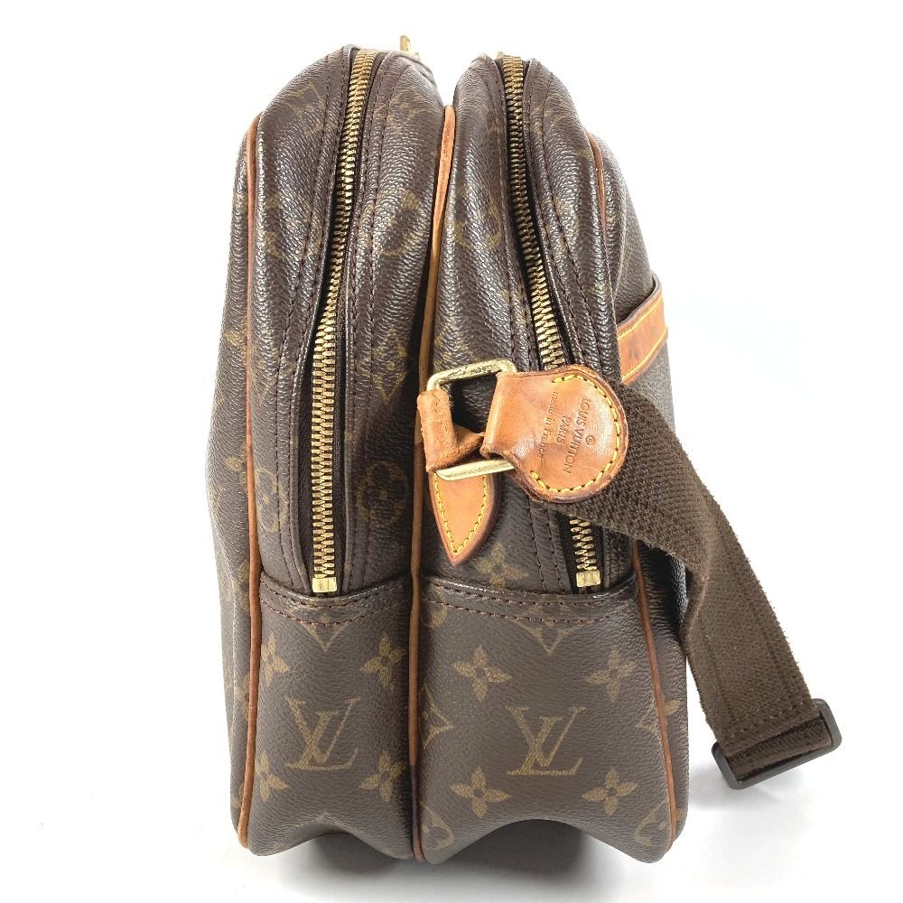 Louis Vuitton Shoulder Bag Reporter GM Monogram Canvas Brown — view 4