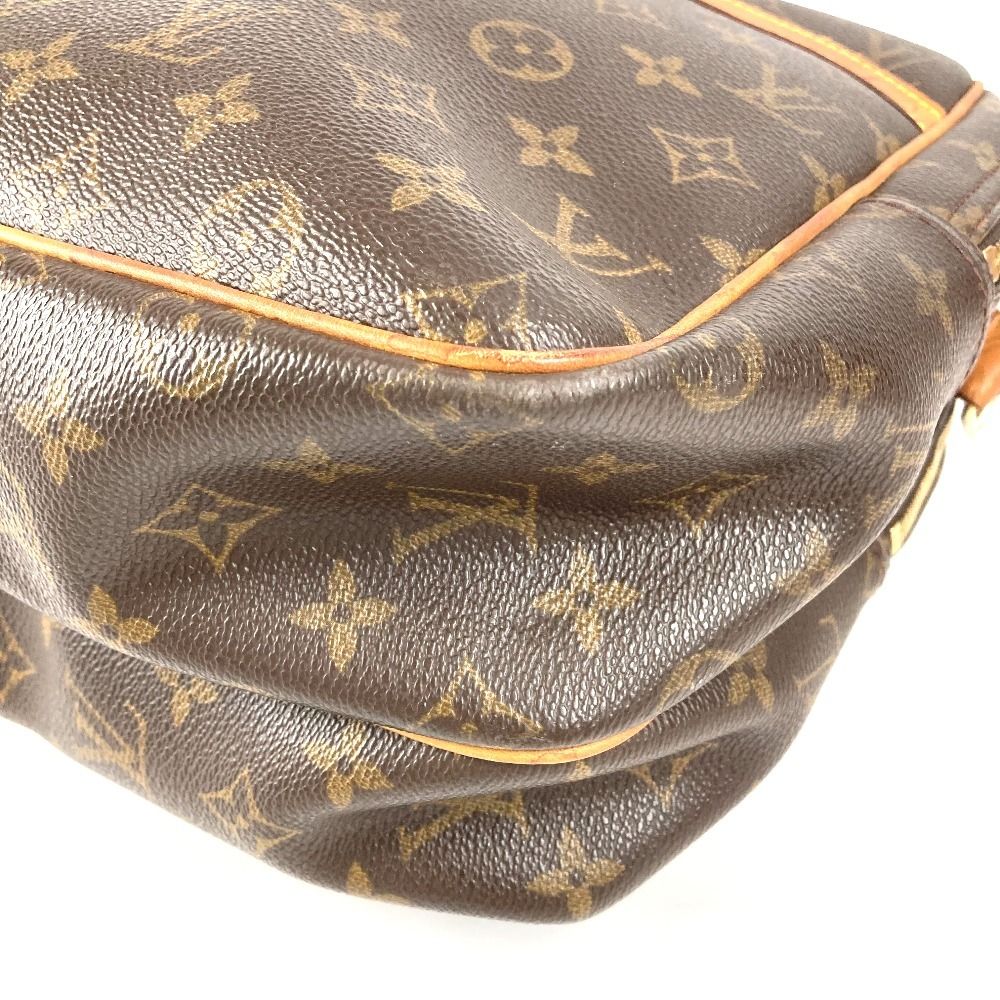 Louis Vuitton Shoulder Bag Reporter GM Monogram Canvas Brown — view 6