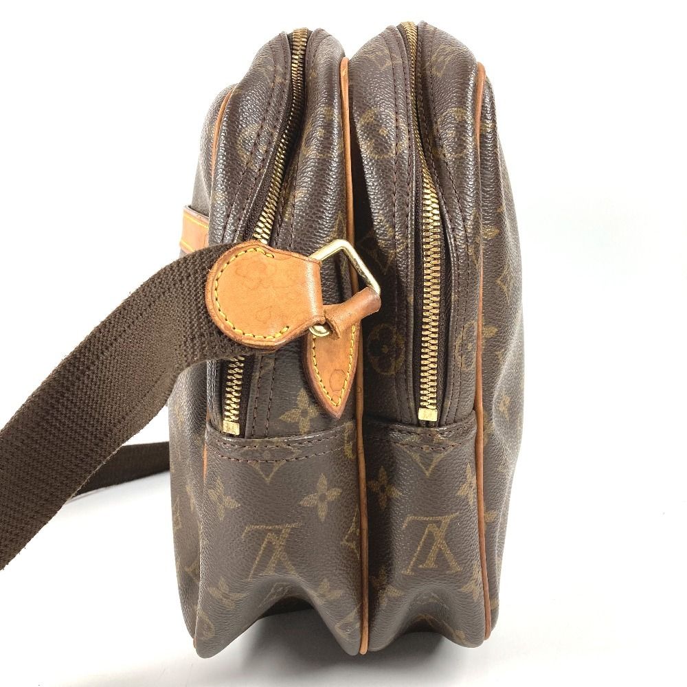Louis Vuitton Shoulder Bag Reporter GM Monogram Canvas Brown — view 3