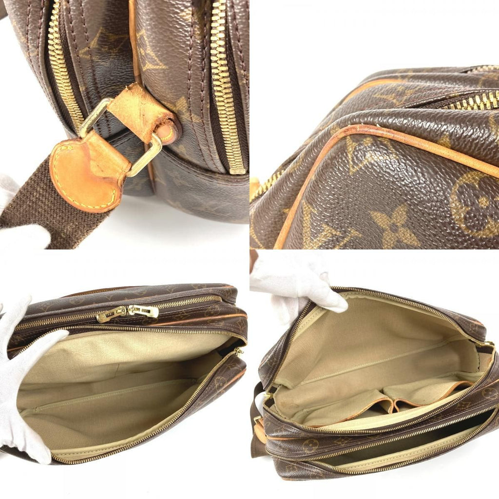 Louis Vuitton Shoulder Bag Reporter GM Monogram Canvas Brown — view 8