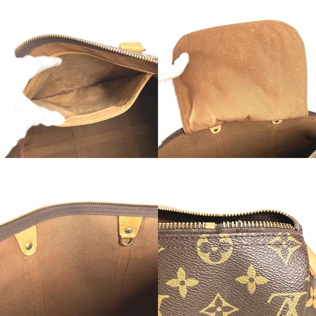 Louis Vuitton Shoulder Bag Monogram Canvas Brown — view 9