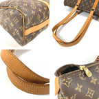 Louis Vuitton Shoulder Bag Monogram Canvas Brown — view 7
