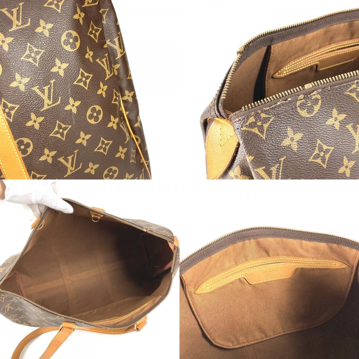 Louis Vuitton Shoulder Bag Monogram Canvas Brown — view 8