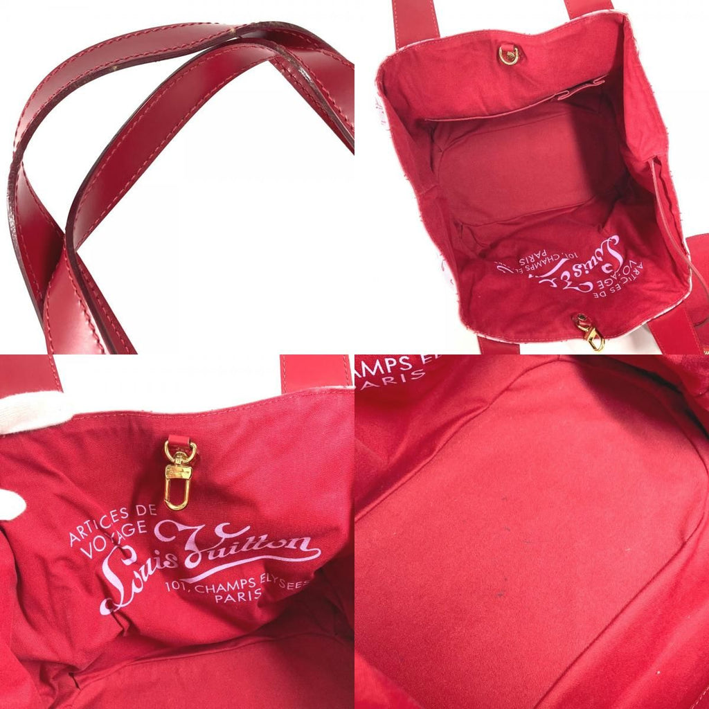 Louis Vuitton Tote Kabai Panema GM Leather Canvas Pink — view 8