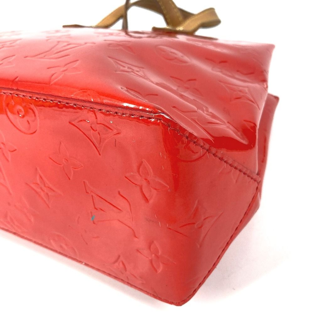 Louis Vuitton Handbag Reed PM Monogram Vernis Canvas Rouge Red — view 6