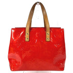 Louis Vuitton Handbag Reed PM Monogram Vernis Canvas Rouge Red — view 2