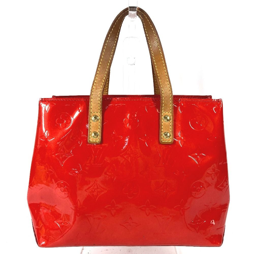 Louis Vuitton Handbag Reed PM Monogram Vernis Canvas Rouge Red — view 2