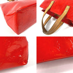 Louis Vuitton Handbag Reed PM Monogram Vernis Canvas Rouge Red — view 7