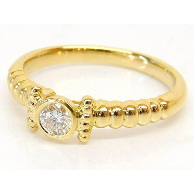 Dior 18k Yellow Gold Ring Diamond