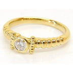Dior 18k Yellow Gold Ring Diamond