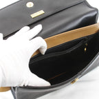 Dior Shoulder Bag Leather Black Bicolor Basic Easy to Use — view 8