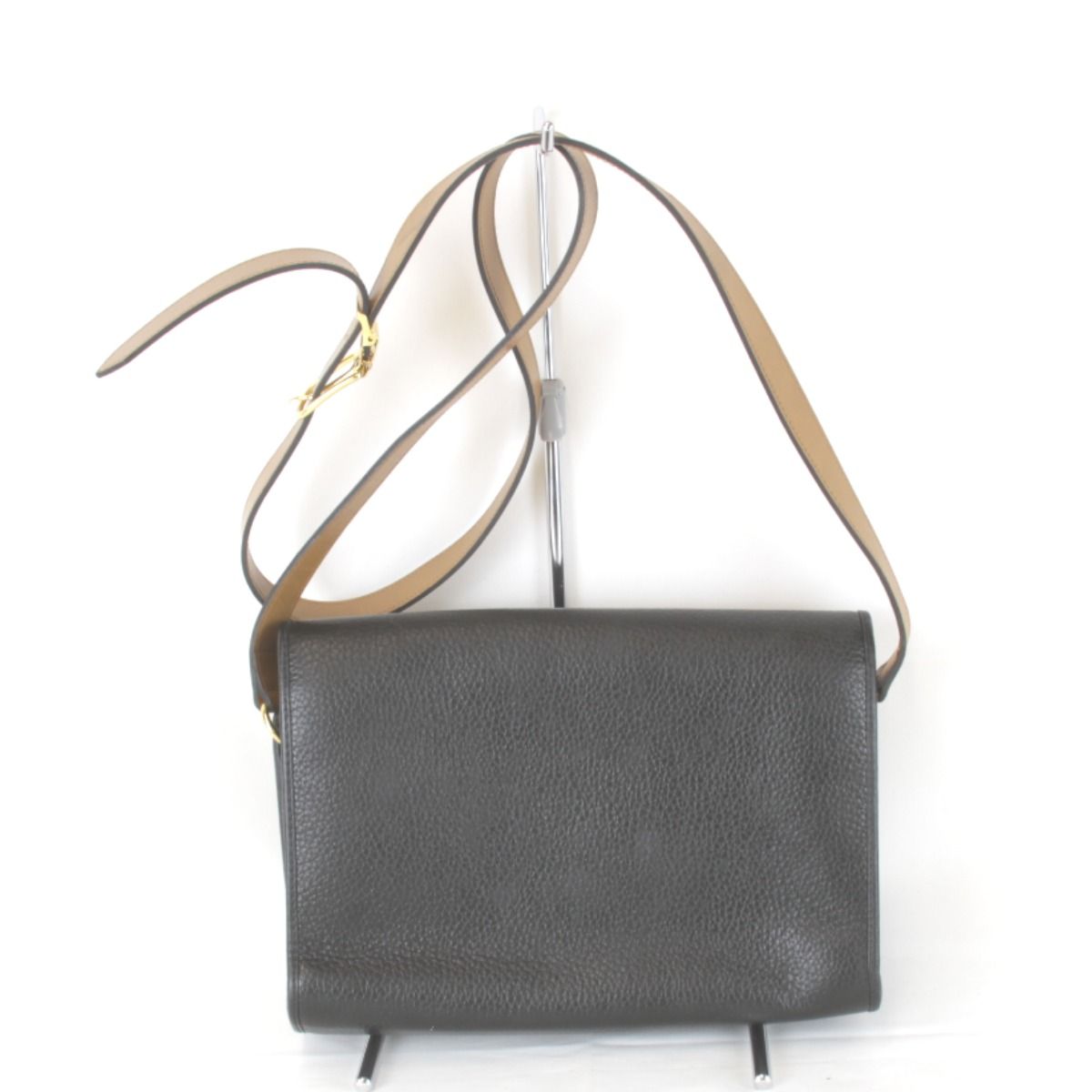 Dior Shoulder Bag Leather Black Bicolor Basic Easy to Use — view 2