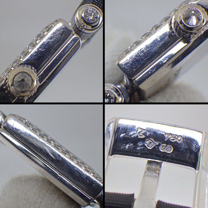 Van Cleef & Arpels Watch Fantasy Carre Diamond Bezel Index Lug Square White — view 7
