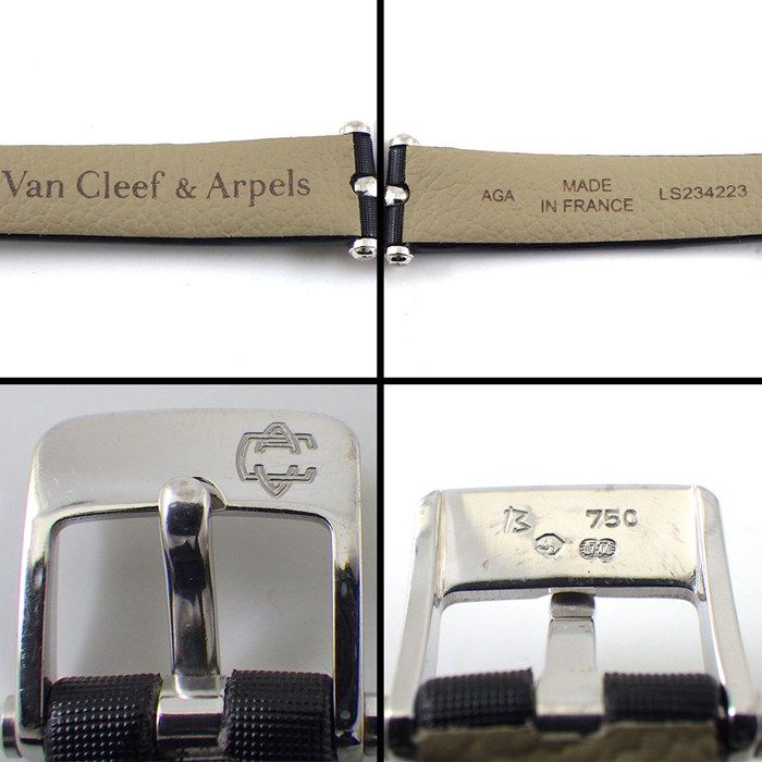 Van Cleef & Arpels Watch Fantasy Carre Diamond Bezel Index Lug Square White — view 5