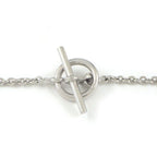 Hermes Bracelet Echappee Toggle Motif Mini Chaine D'ancre 18k White Gold — view 2