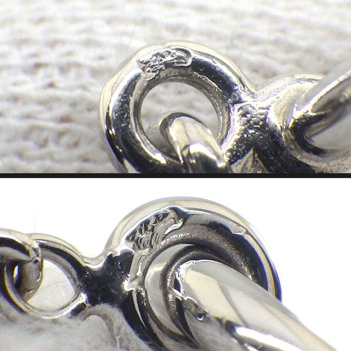 Hermes Bracelet Echappee Toggle Motif Mini Chaine D'ancre 18k White Gold — view 5