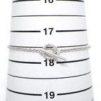 Hermes Bracelet Echappee Toggle Motif Mini Chaine D'ancre 18k White Gold — view 7
