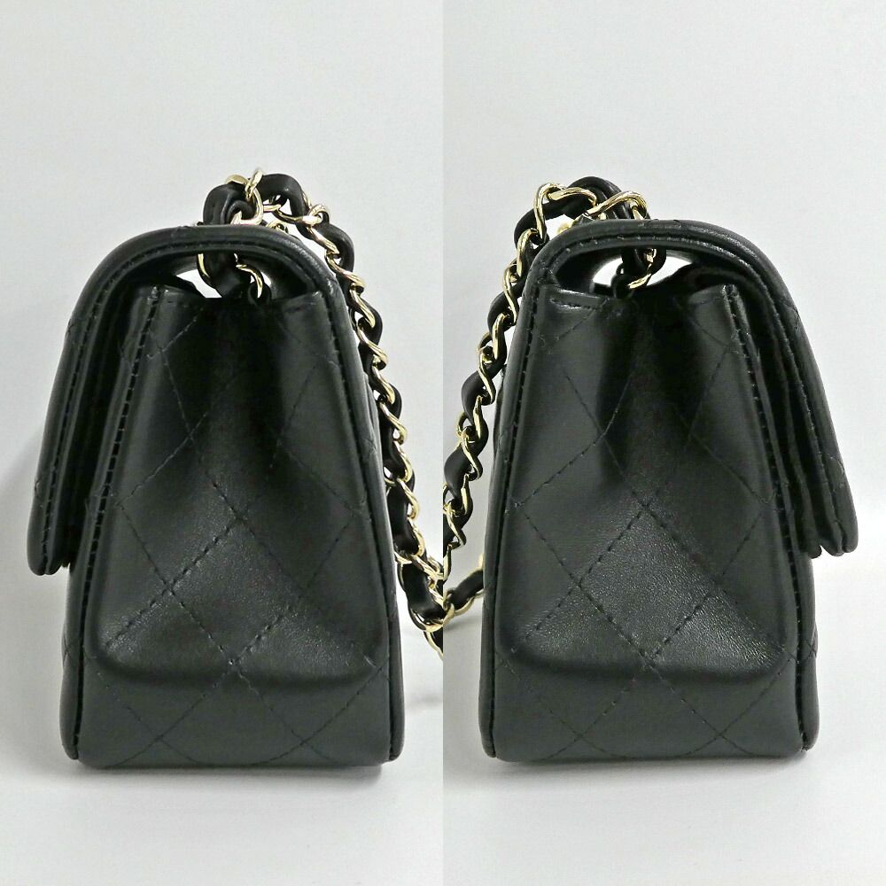 Chanel Mini Quilted 17 Mini Classic Handbag Black Chain — view 4