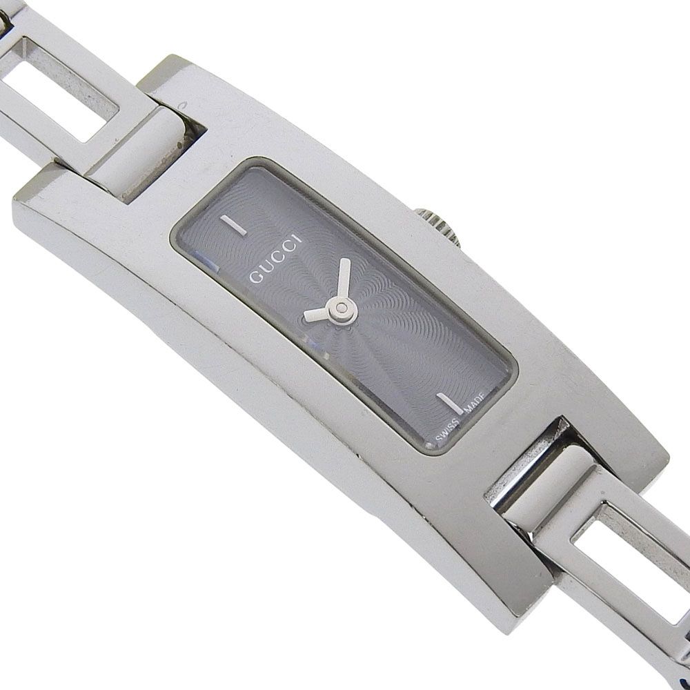 Gucci Stainless Steel Quartz Analog Display Black Dial Watch — view 3