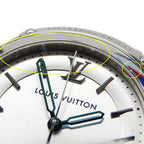 Louis Vuitton Watch Fifty Five Automatic Winding at Stainless Steel Leather — view 6