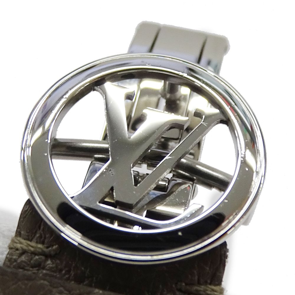 Louis Vuitton Watch Fifty Five Automatic Winding at Stainless Steel Leather — view 9