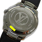 Louis Vuitton Watch Fifty Five Automatic Winding at Stainless Steel Leather — view 7