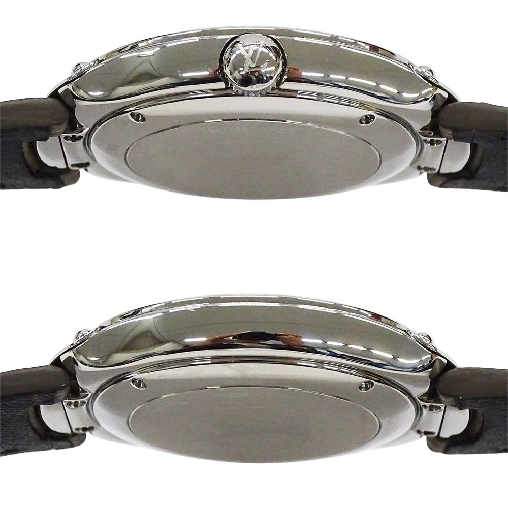 Louis Vuitton Watch Fifty Five Automatic Winding at Stainless Steel Leather — view 3