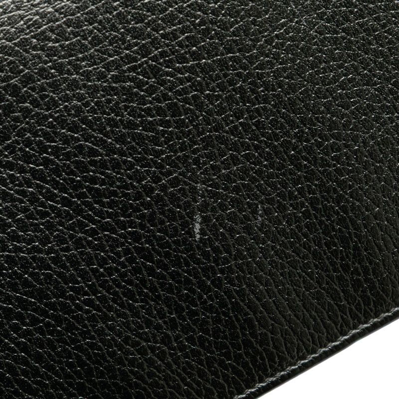 Gucci Swing Wallet Shoulder Bag Black Leather — view 6