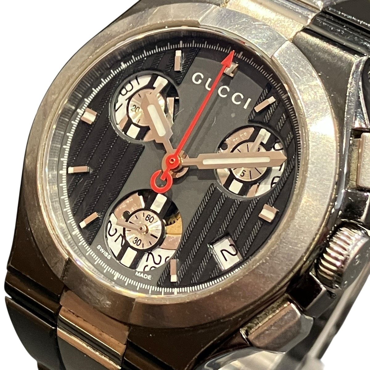 Gucci Watch Quartz Black Dial 124.4 — view 4
