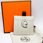 Hermes Badge Cal Zel Brooch Metal White Silver Horse Crew Dosel — view 8