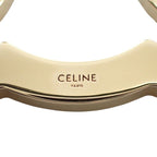 Celine Flame Sparkle Brooch Crystal Metal Gold — view 8