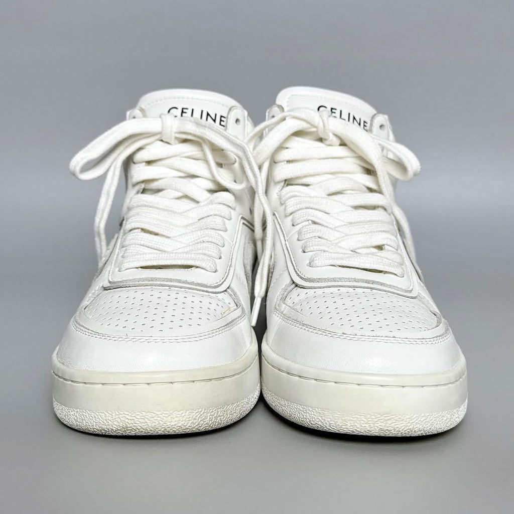 Celine Trainer High Top Sneakers 35 White — view 3