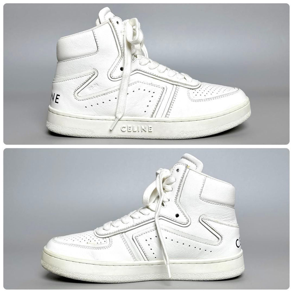 Celine Trainer High Top Sneakers 35 White — view 5