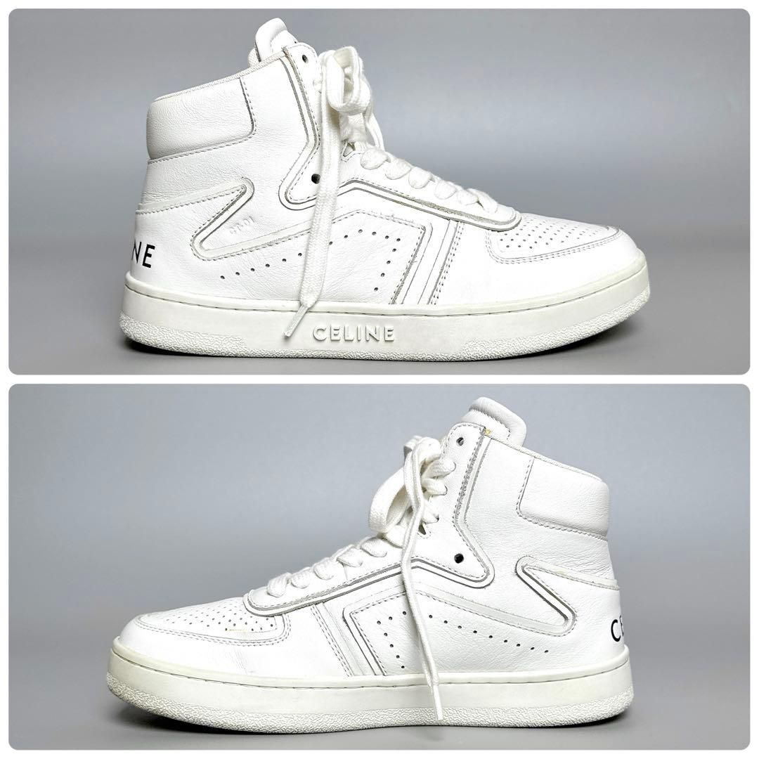Celine Trainer High Top Sneakers 35 White — view 5