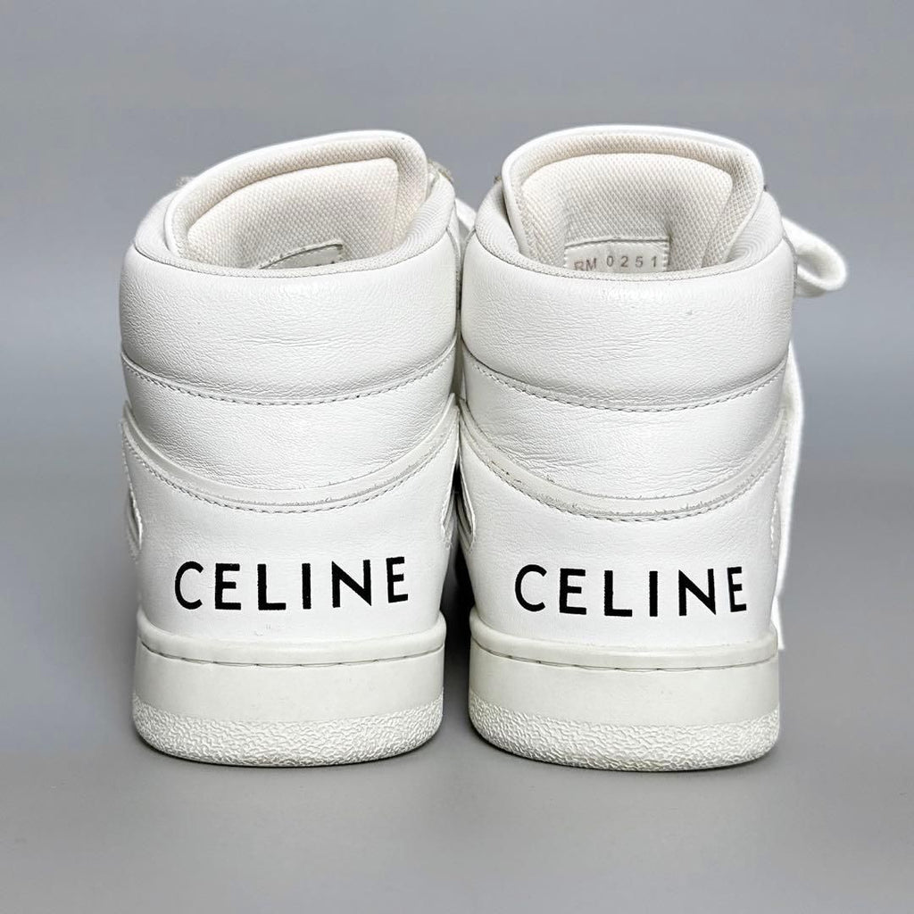 Celine Trainer High Top Sneakers 35 White — view 4