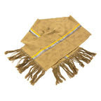 Louis Vuitton Monogram Cotton Silk Fringe Scarf Beige — view 2