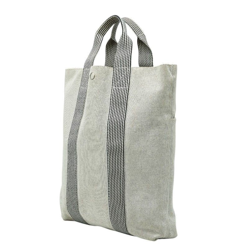 Hermes New Fourre Tout Gray Canvas — view 2