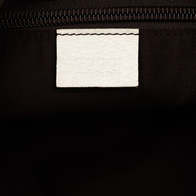 Gucci GG Canvas Crossbody Shoulder Bag White Beige — view 5
